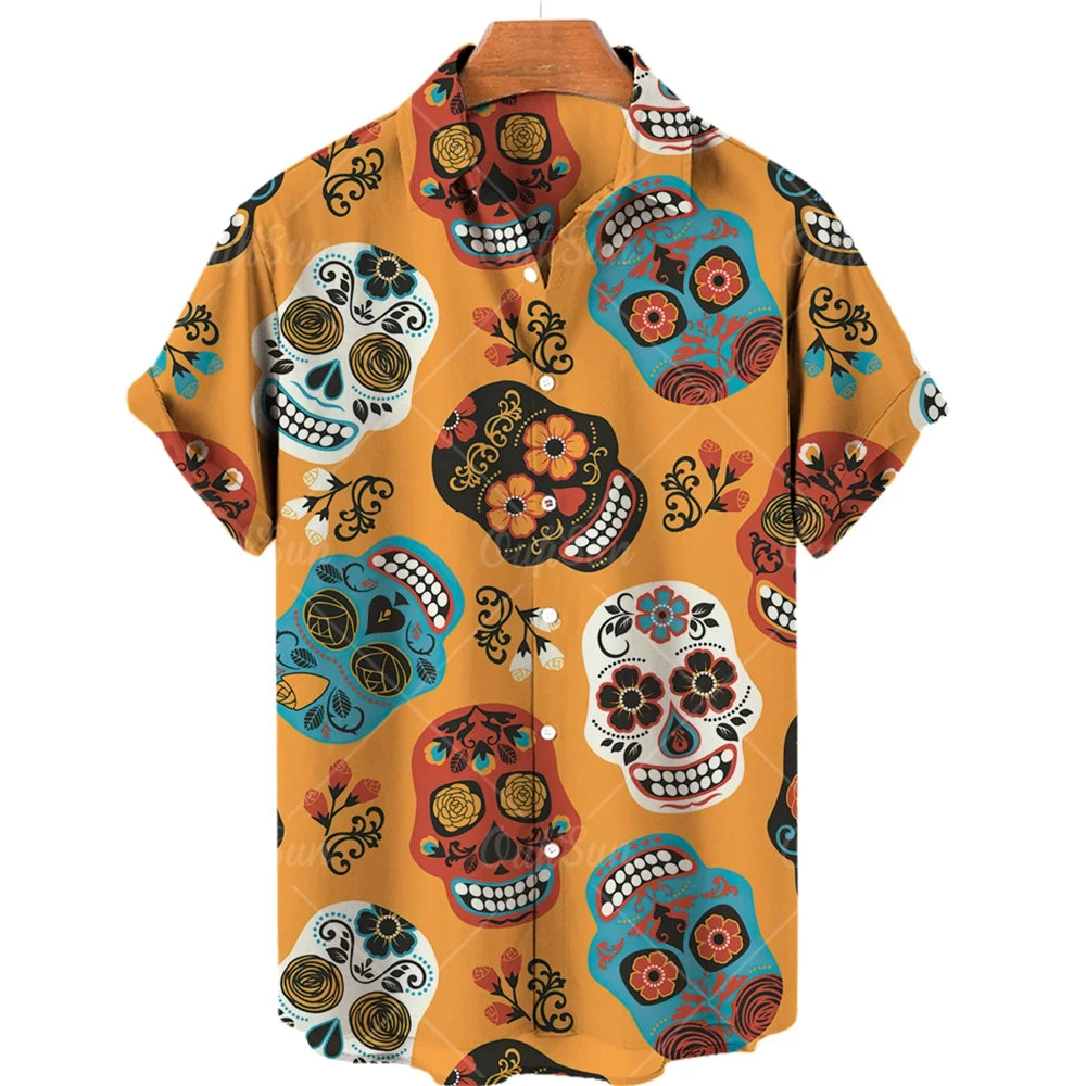 Skull 3D Printed Shirt Various Designs