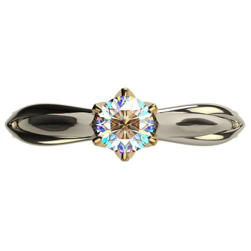 18K Gold Plated Engagement Ring