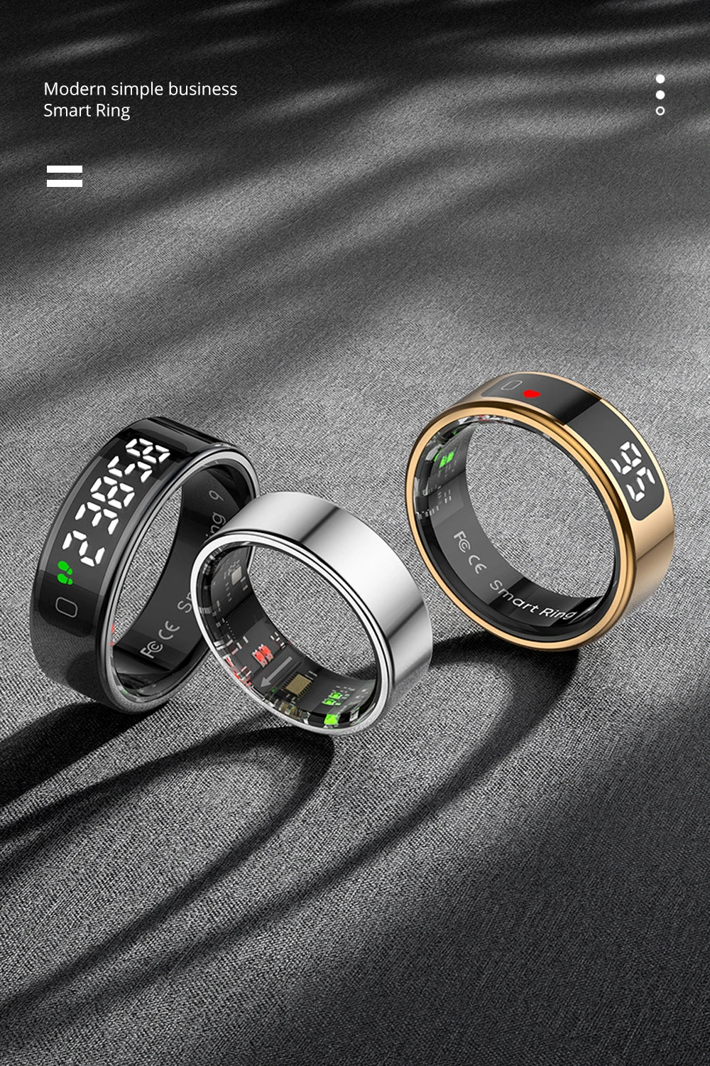COLMI R12 Smart Ring with Display Screen and Touch