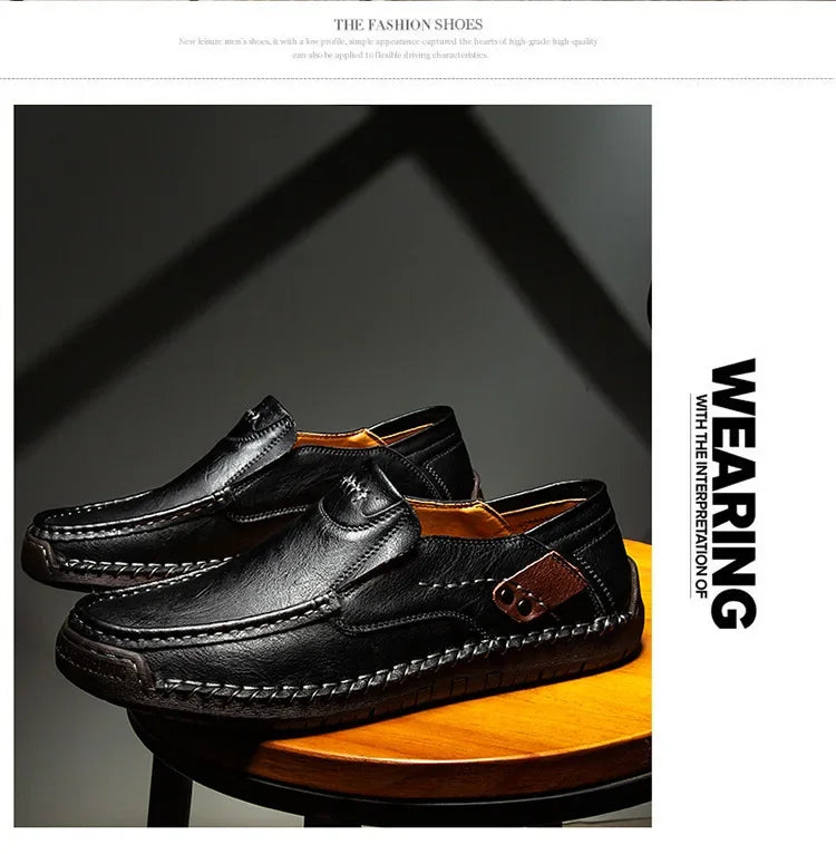 Loafers Breathable Slip on Italian  Shoes
