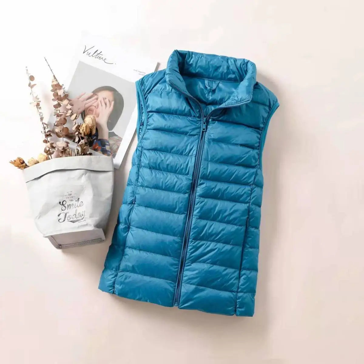 Ultra Light Down Vests Slim Sleeveless Jacket