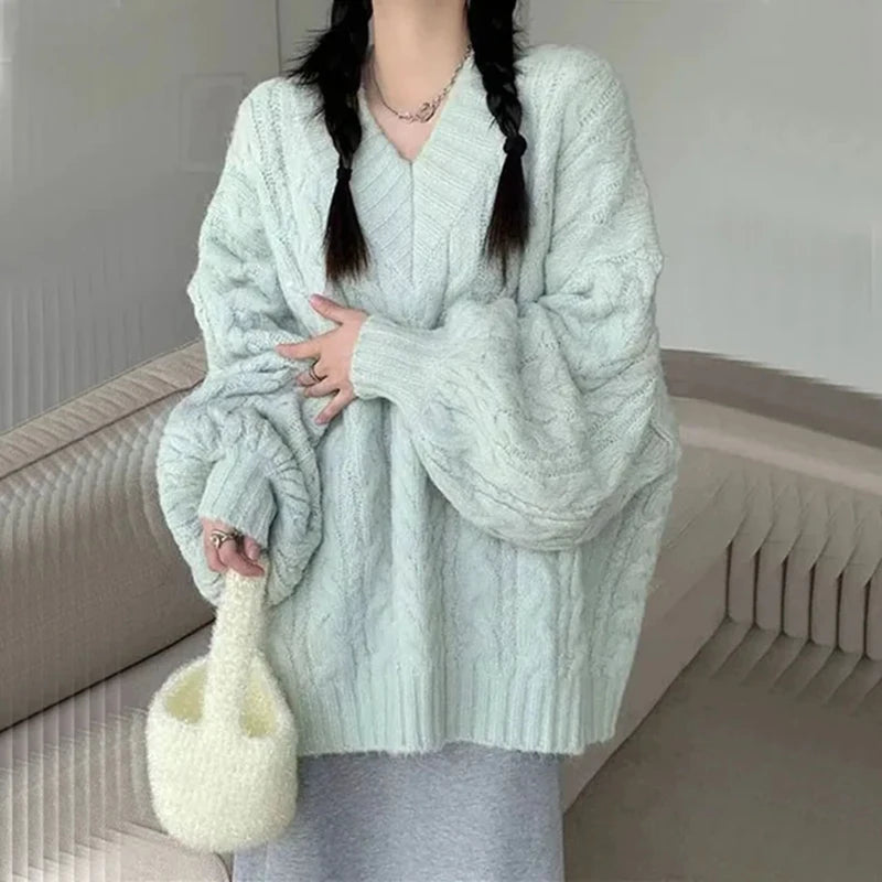 Sweater Harajuku  Knitted Pullovers