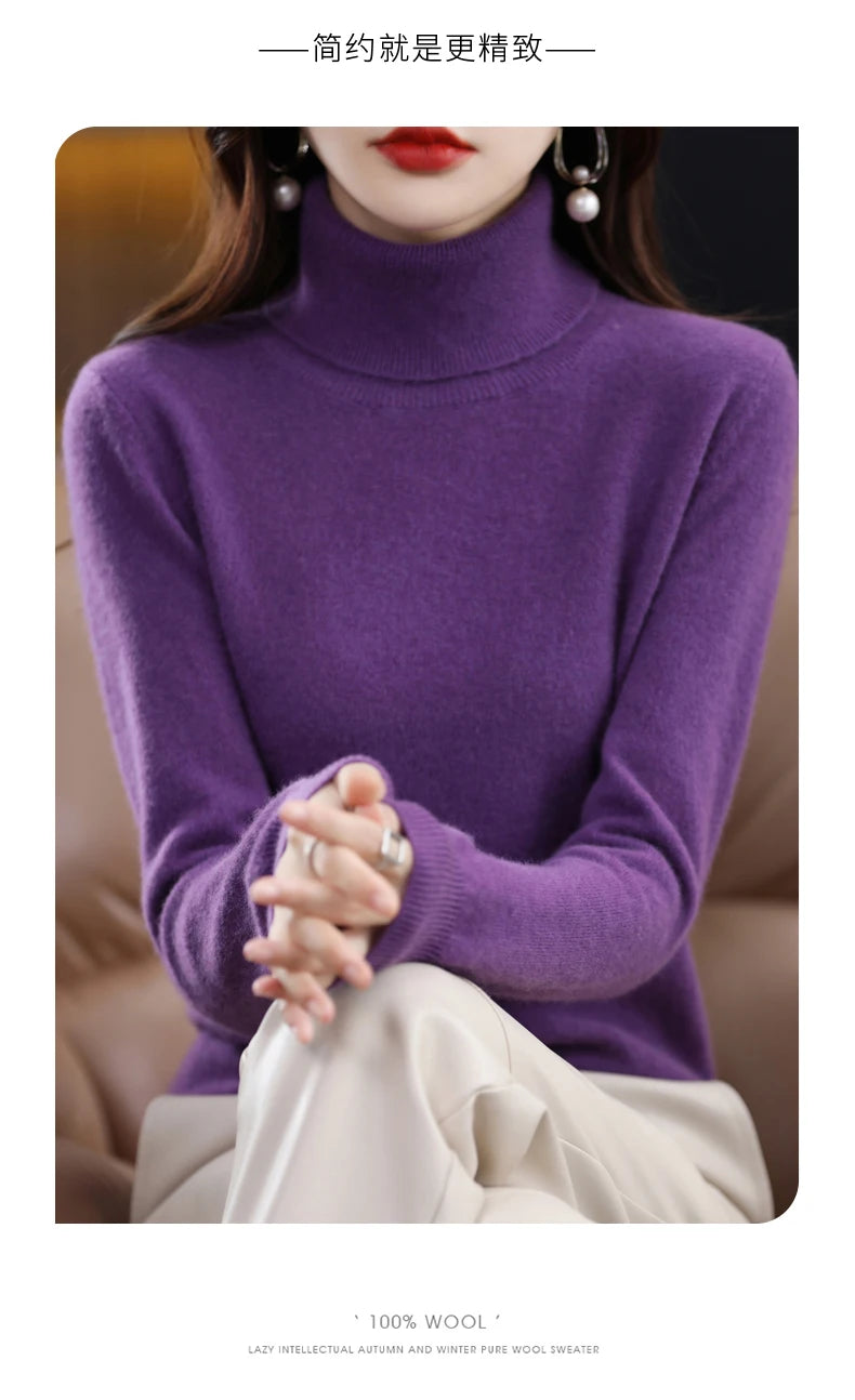 Merino Wool Cashmere Sweater / Jumper