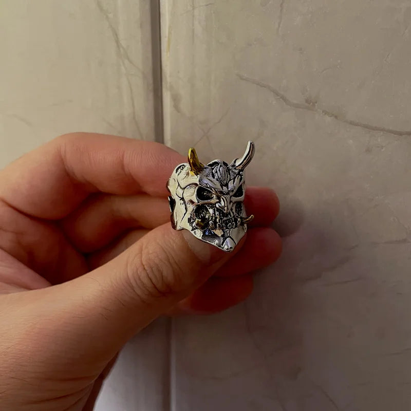 Retro Prajna Mask Ring