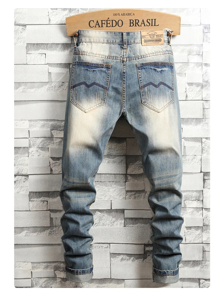 Distressed Ripped Jeans