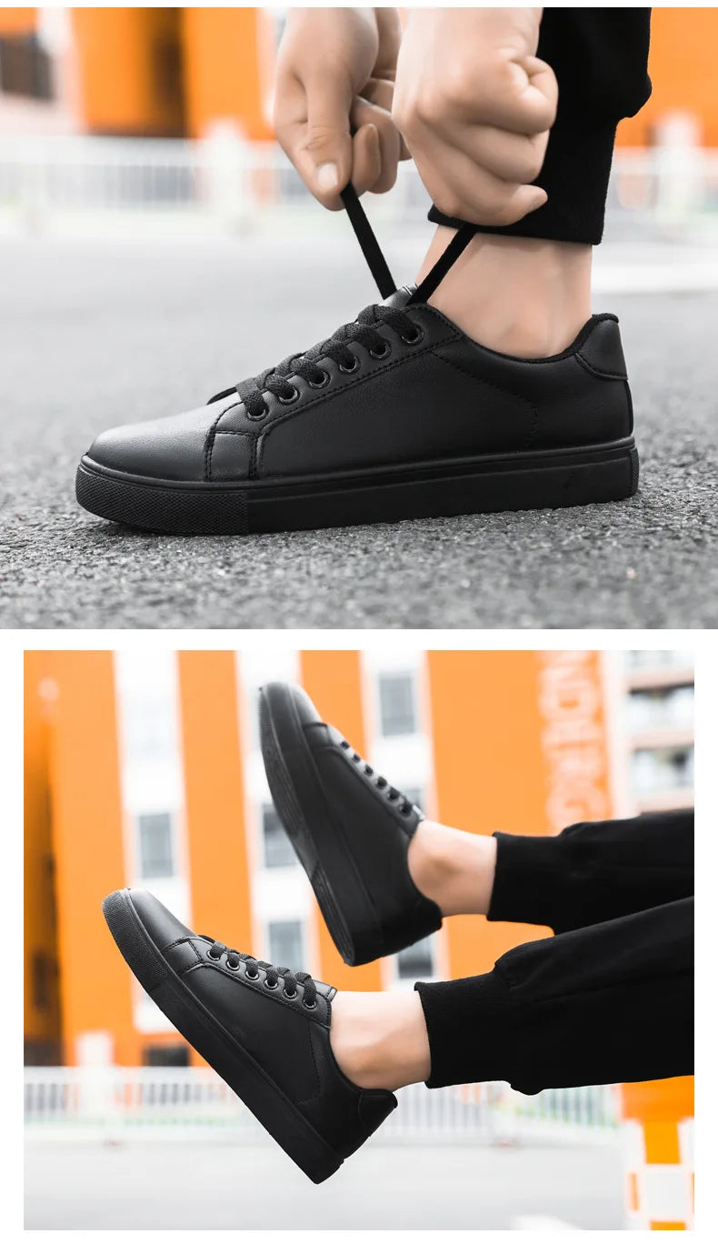 White / Black Men Shoes