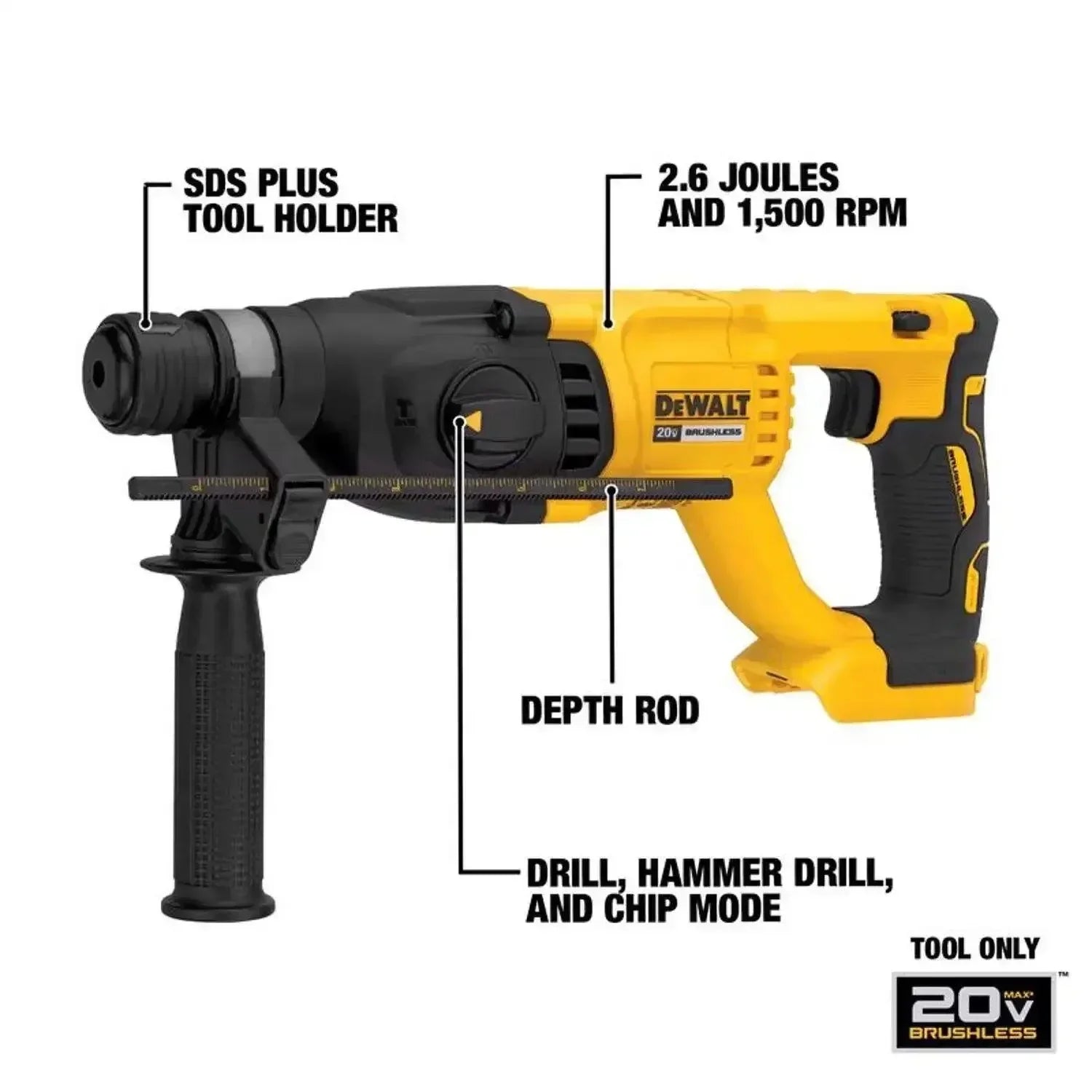 DeWalt DCH133 Rotary Hammer Drill