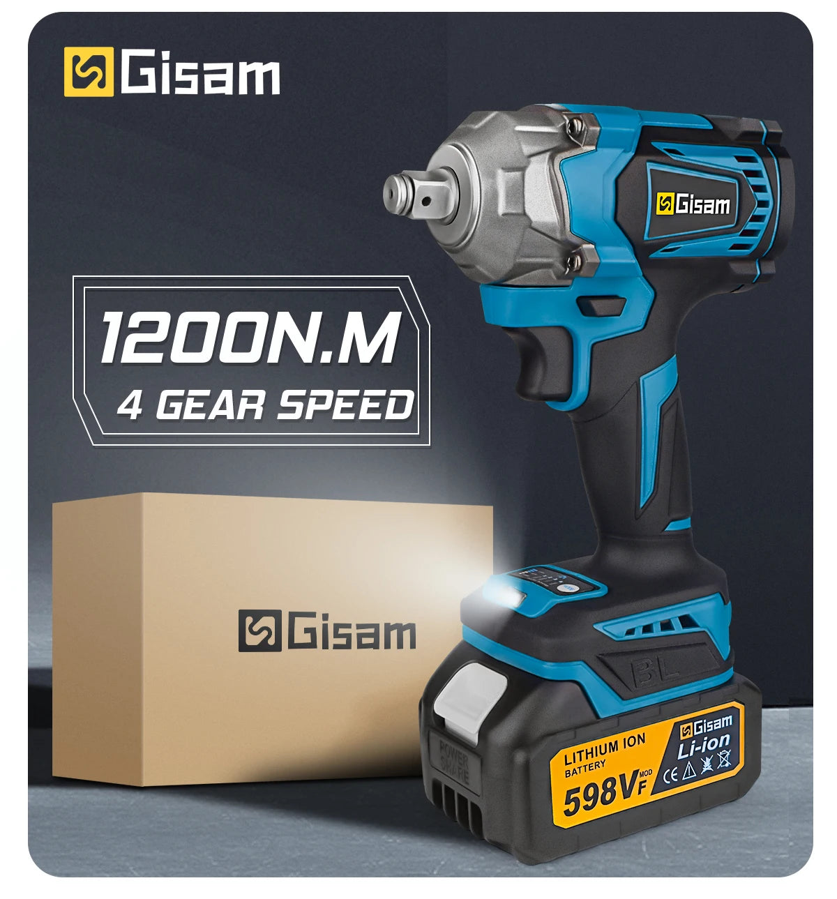 Gisam Torque Electric Impact Wrench