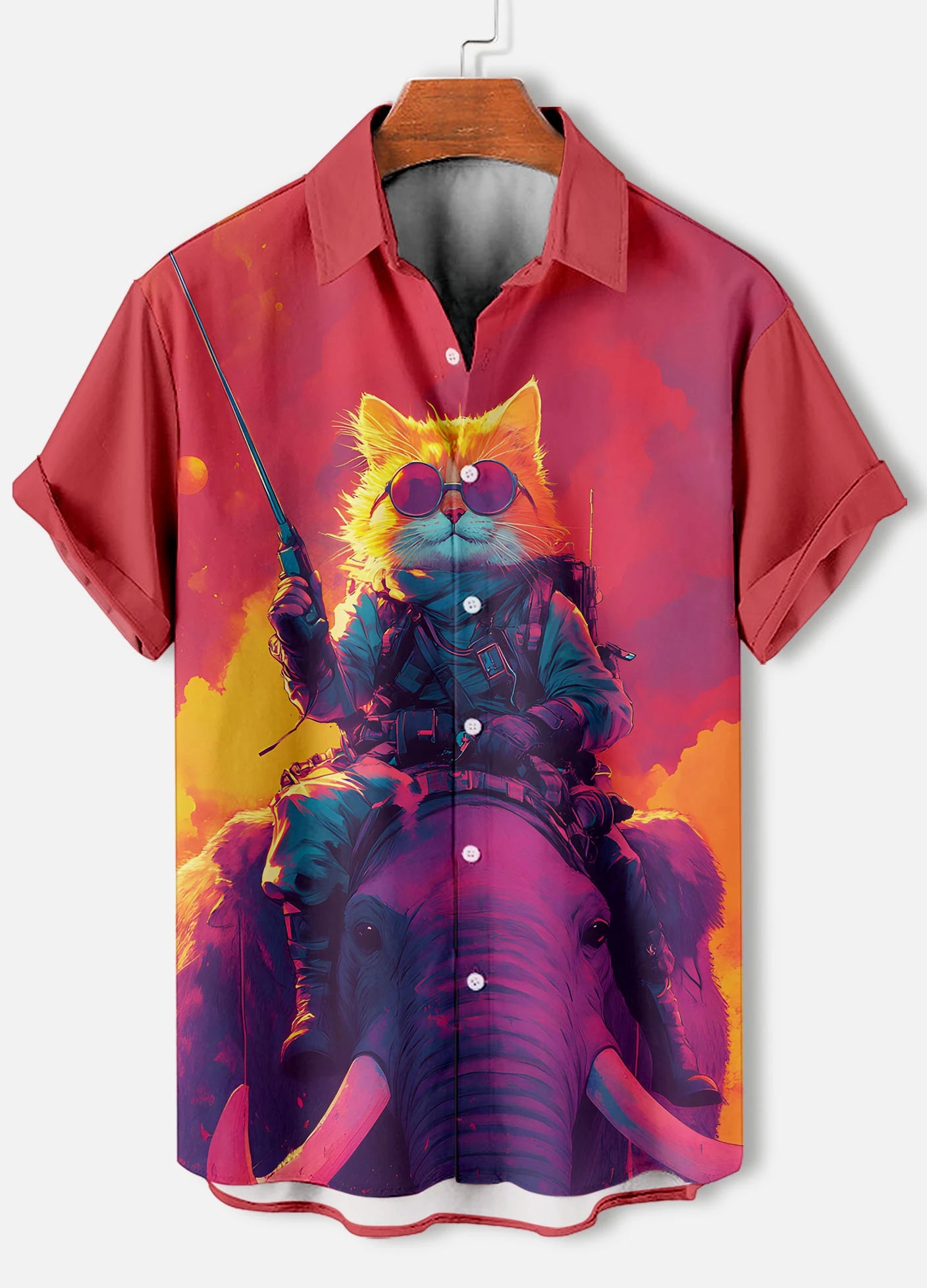 Retro Cartoon Anime Cat  Shirts