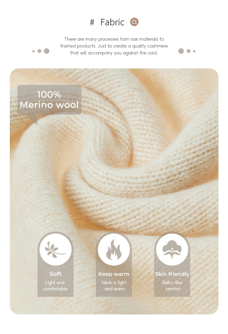 100% pure wool cashmere sweater