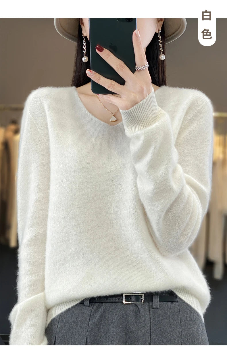 100% pure wool cashmere sweater