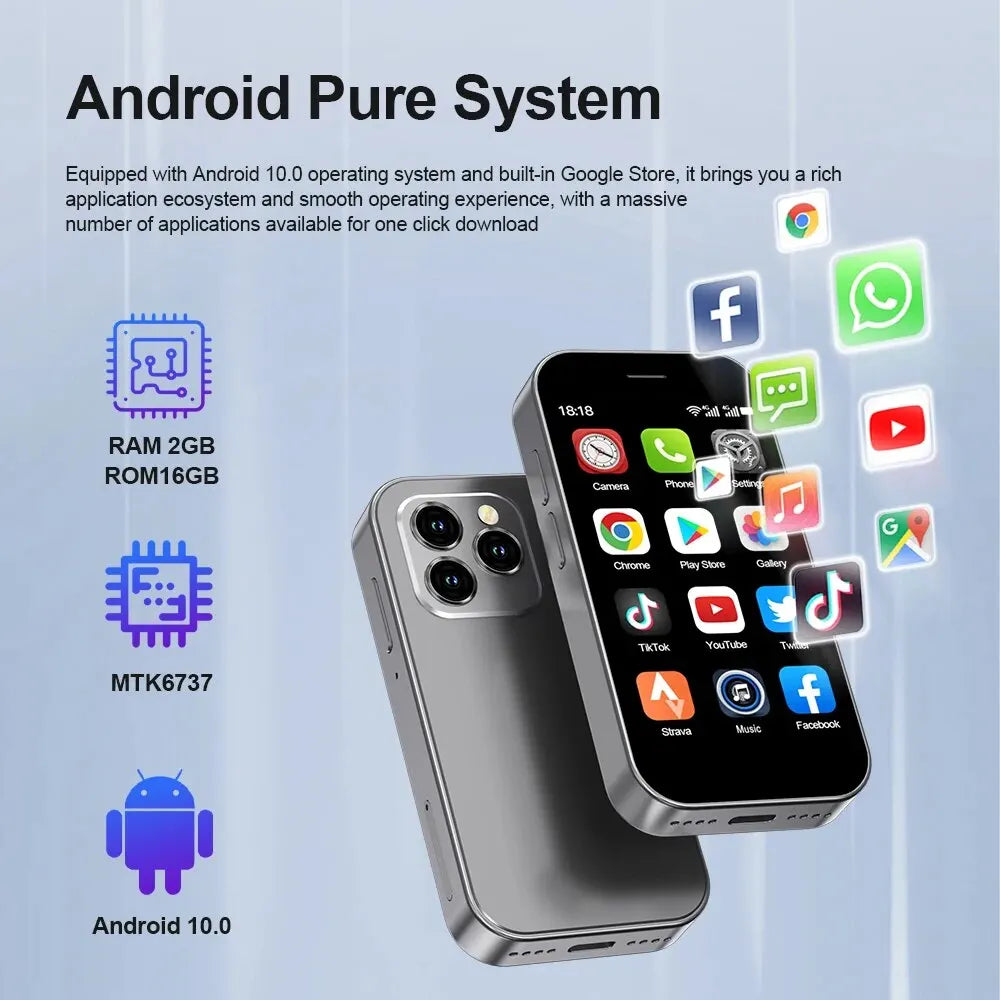 SERVO KING8000 4G Cellular Network Mini Smartphone