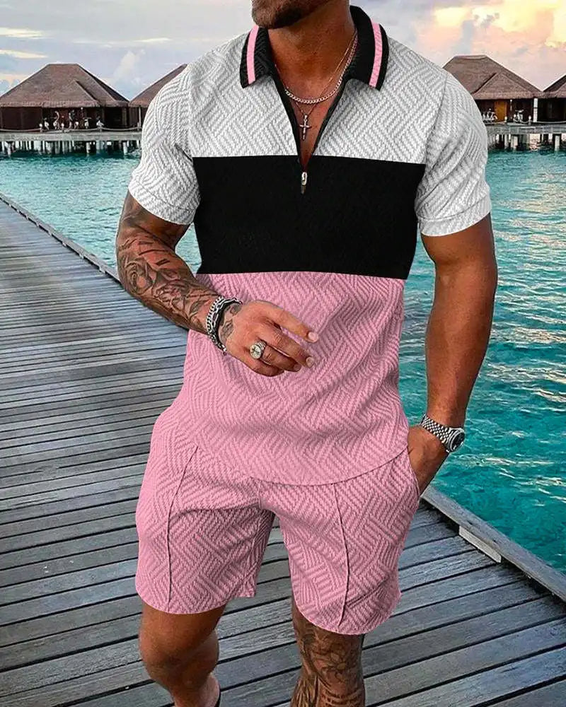 3D Print  Polo Shirt & Shorts