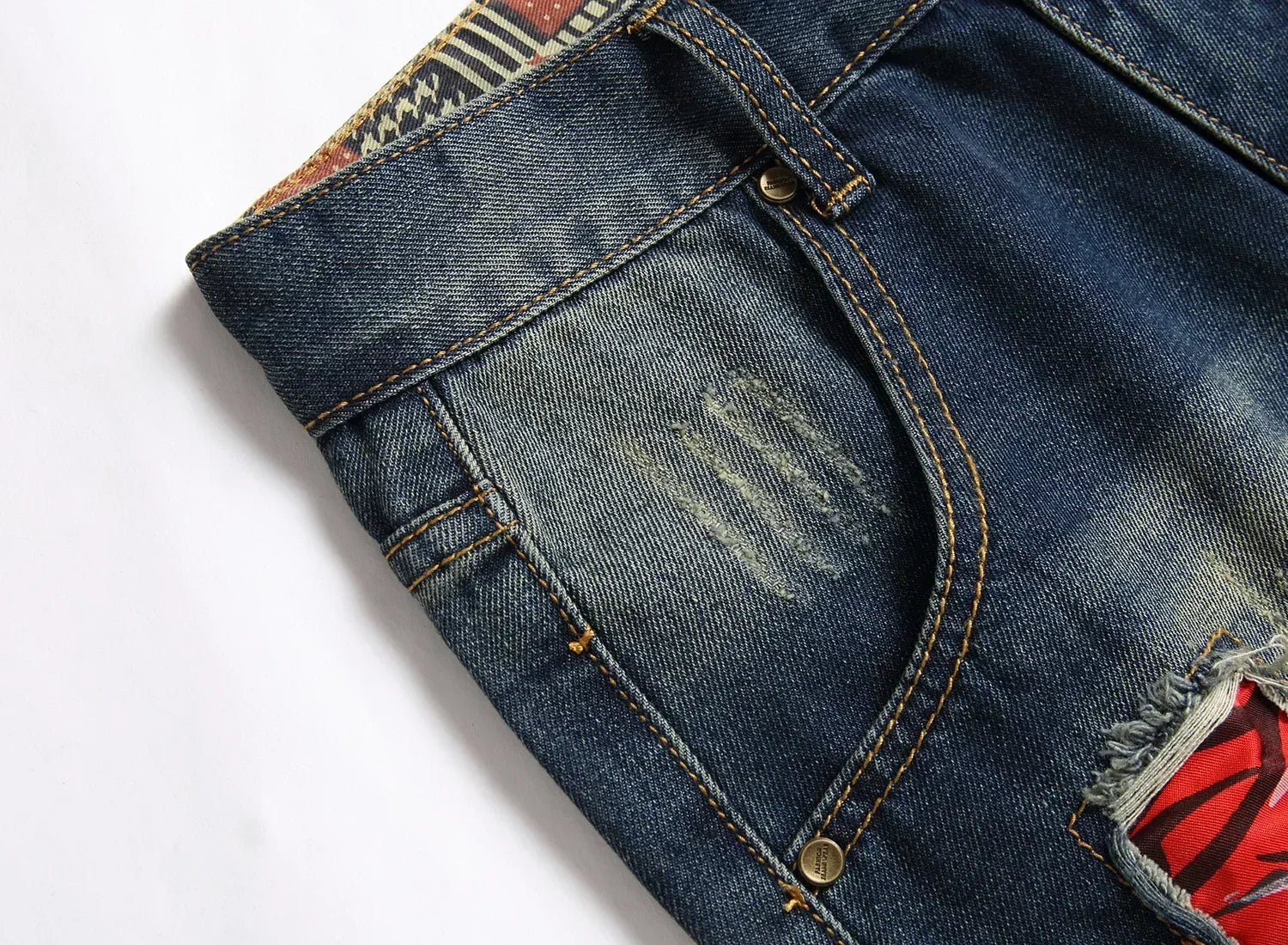 Never function Ripped Denim Shorts