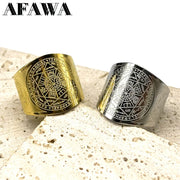 Seven Archangels Angel Adjustable Ring