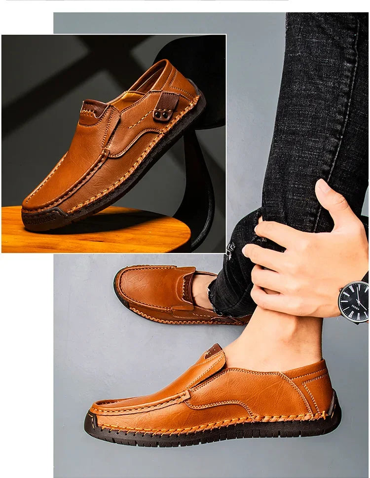 Loafers Breathable Slip on Italian  Shoes