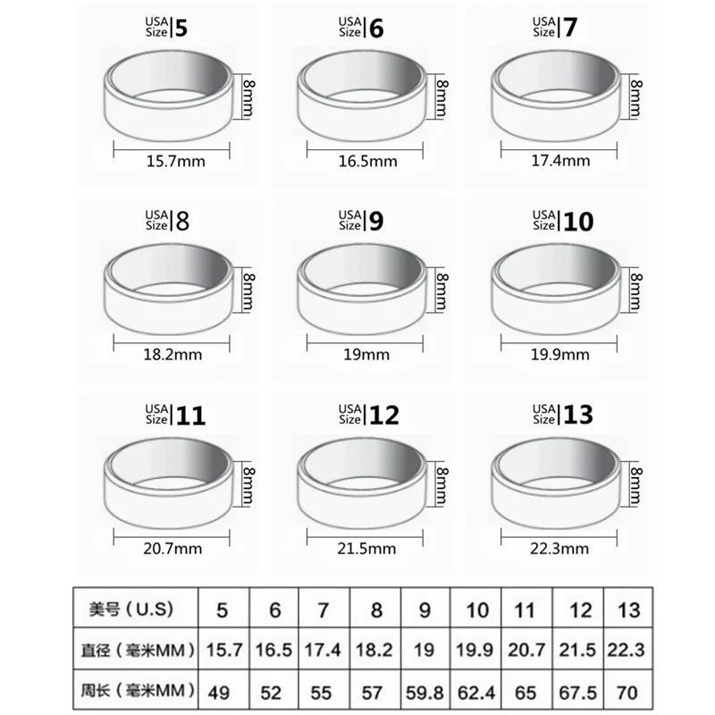 316L Stainless Steel Round Signet Ring