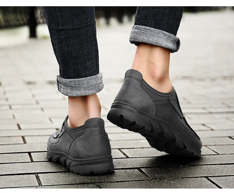 Handmade Retro Leisure Loafers Shoes