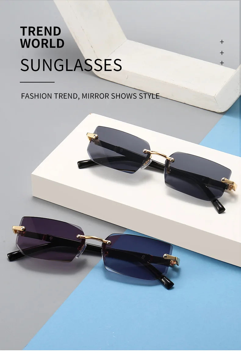 Rimless Sunglasses