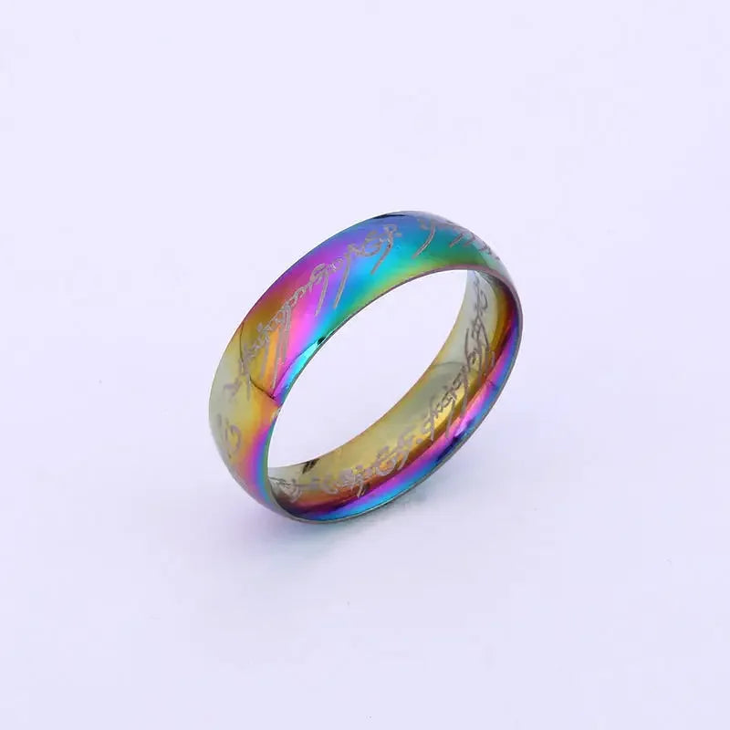 'RINGS OF POWER' 3D Carved Engraving Rings