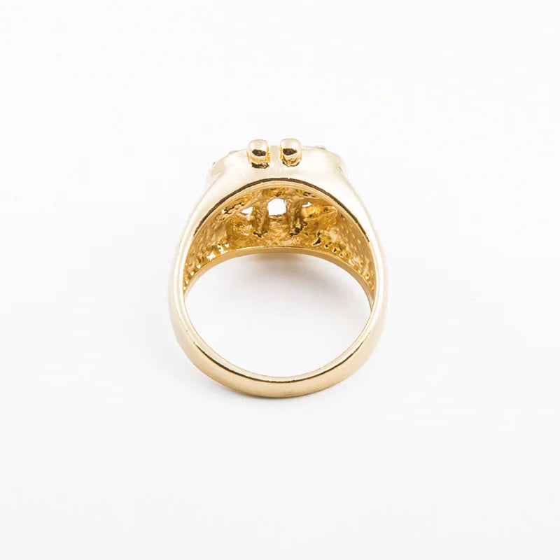 US Dollar Sign Rhinestone Ring