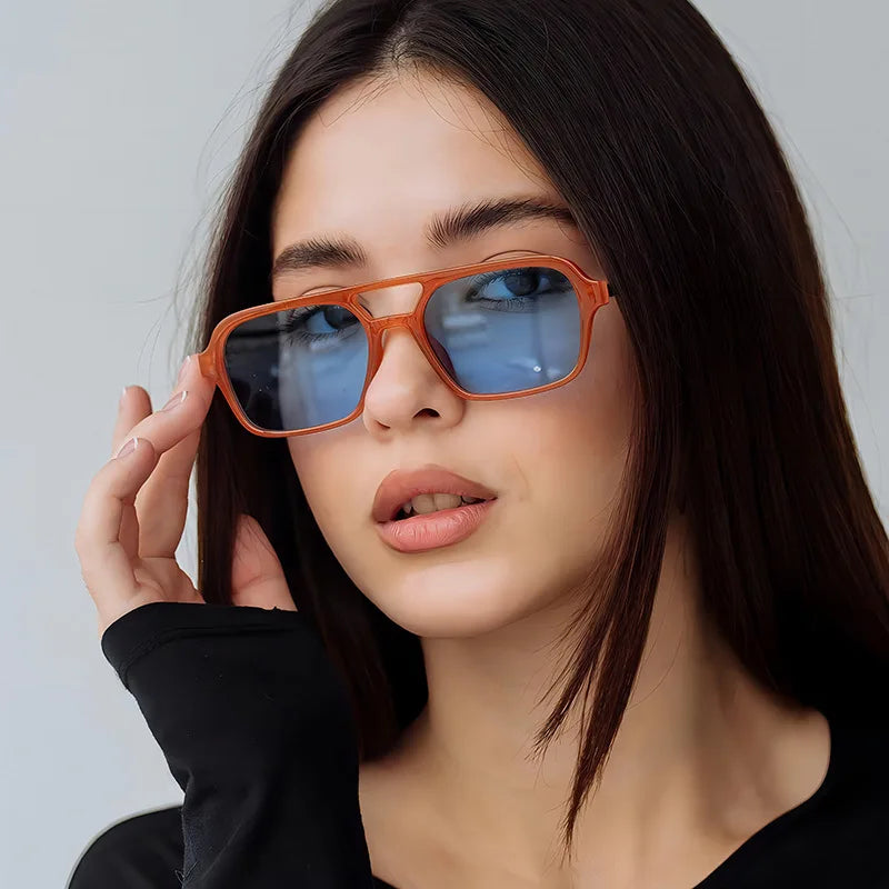 Small Frame Square Sunglasses
