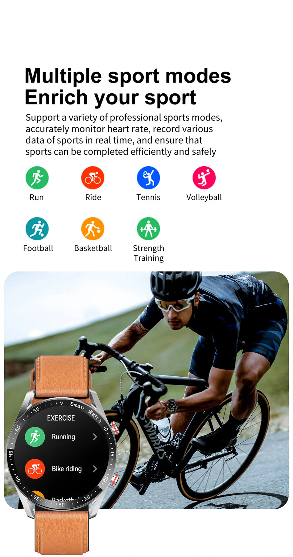 ECG+PPG Bluetooth Call Smart Watch