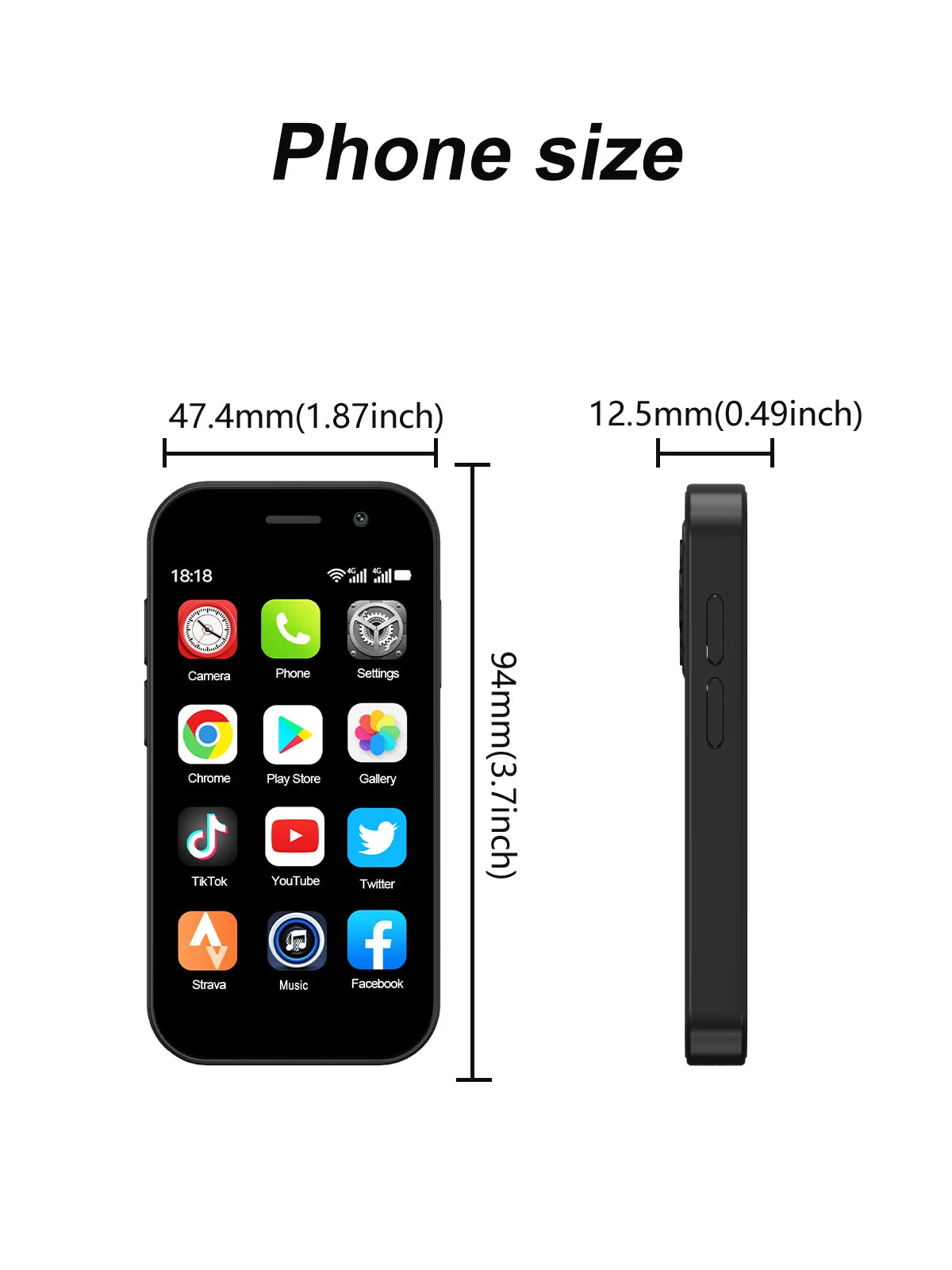 SERVO KING8000 4G Cellular Network Mini Smartphone
