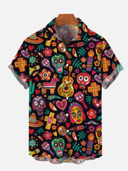 Mexican style skull pattern 3D Shirt