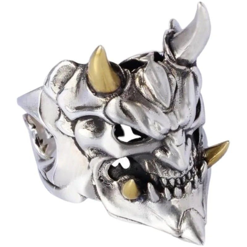 Retro Prajna Mask Ring