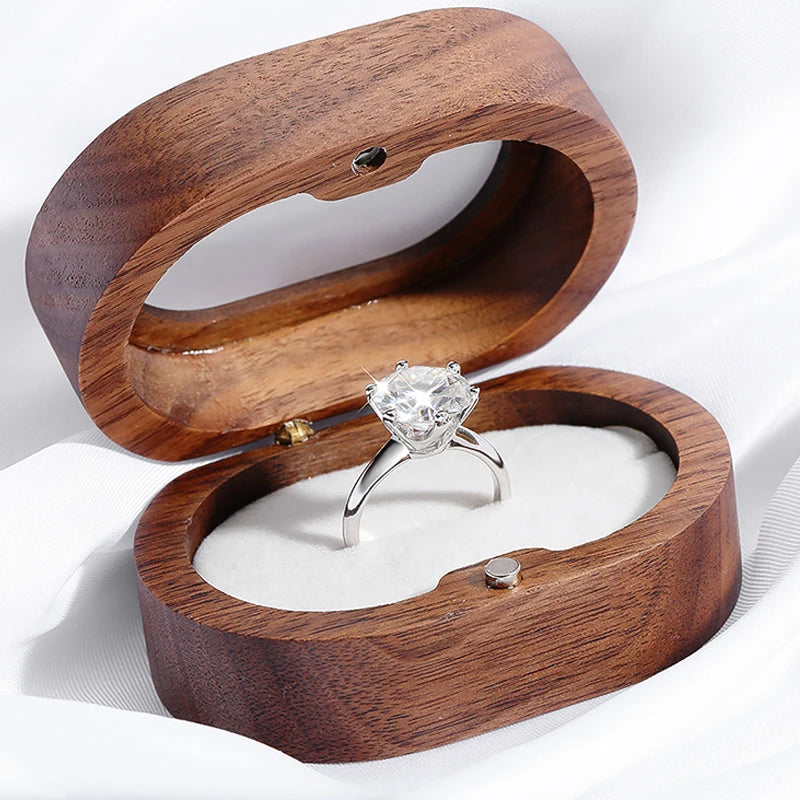 Smyoue GRA Certified 1-5CT Moissanite  Engagement Ring