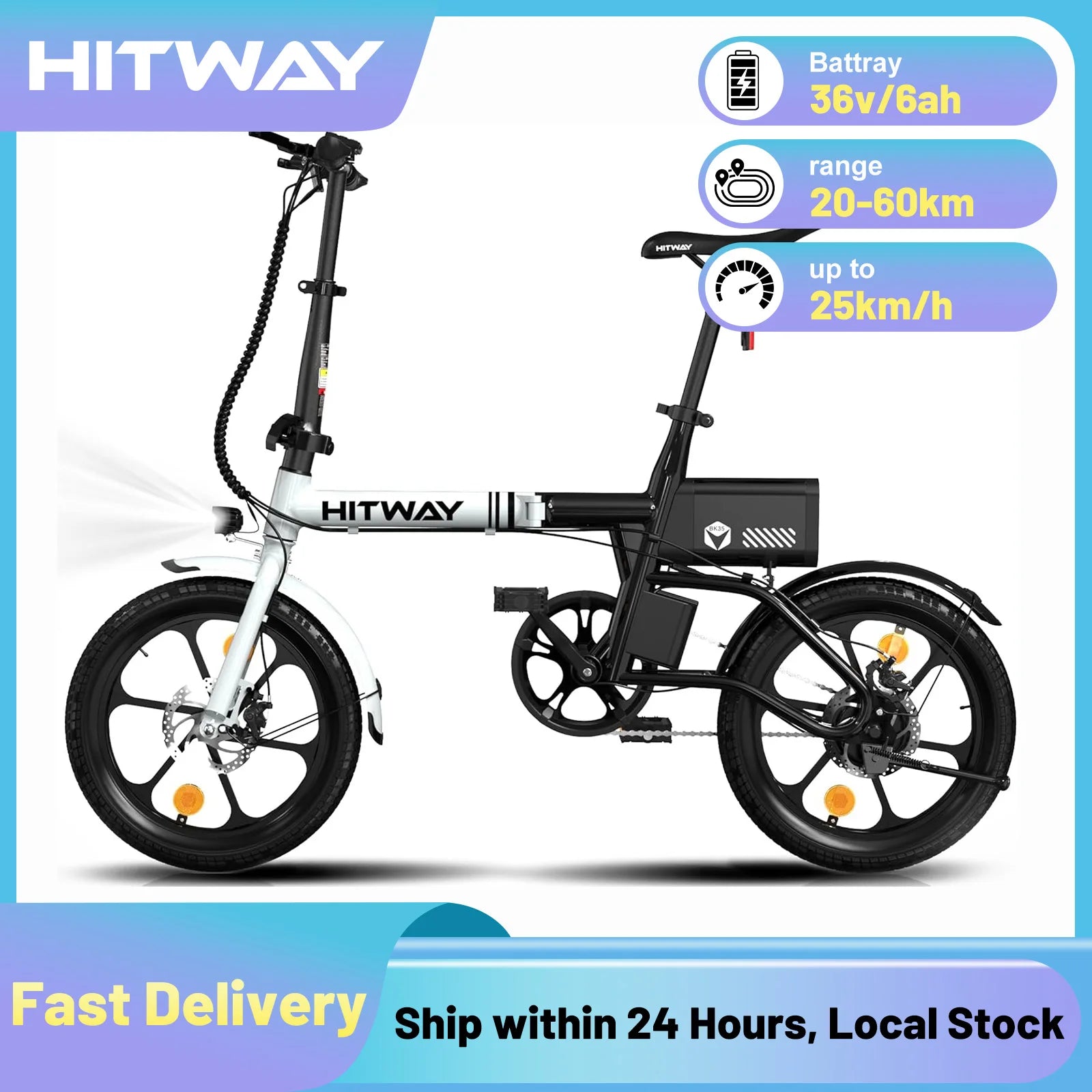 HITWAY BK35 Folding Electric Bike