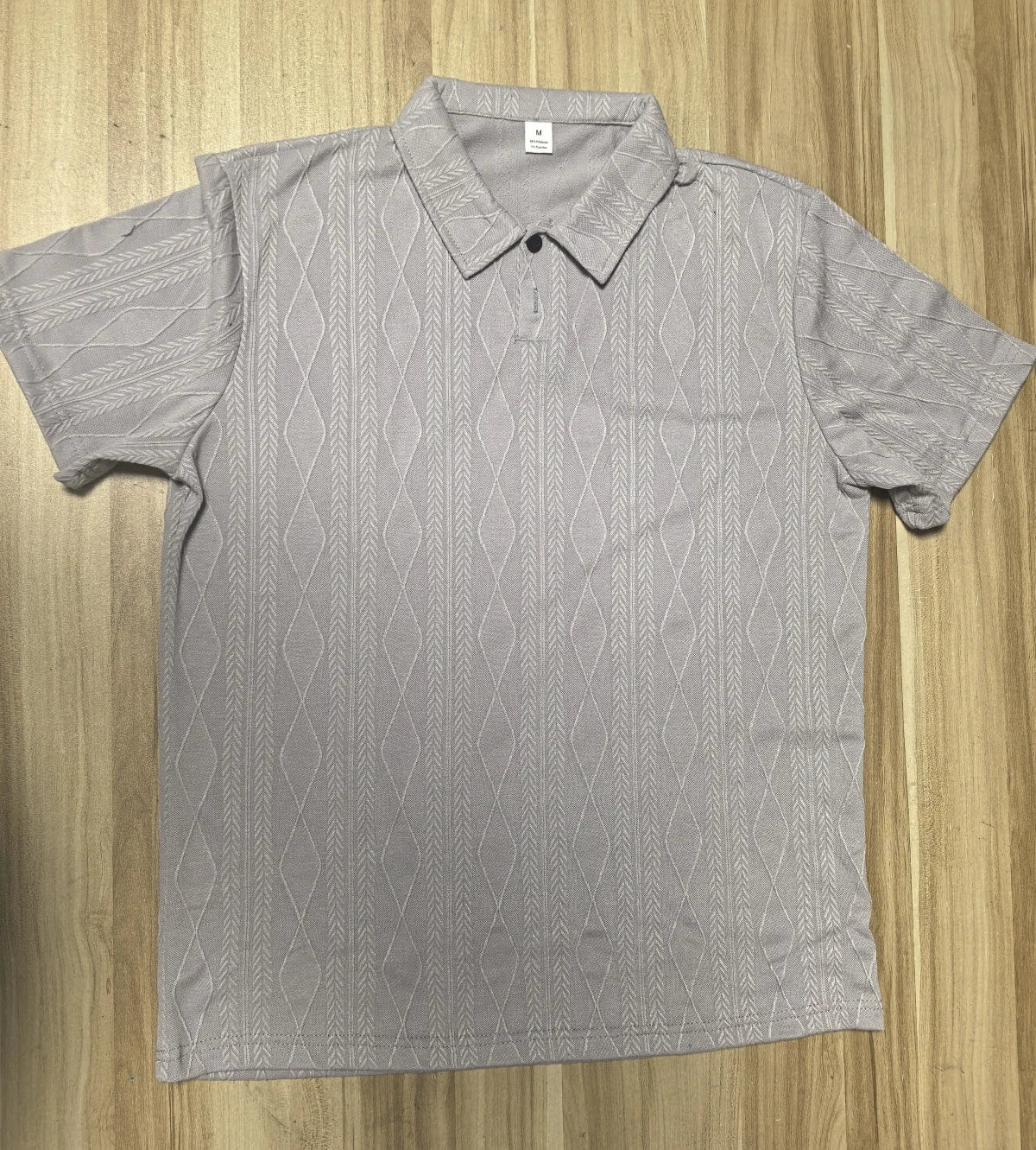 lapel short-sleeved POLO shirt & shorts