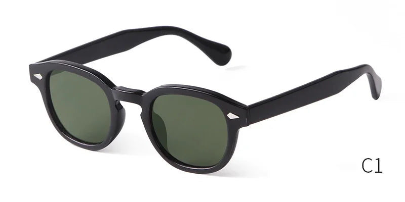 Vintage Fashion Shell Round Sunglasses