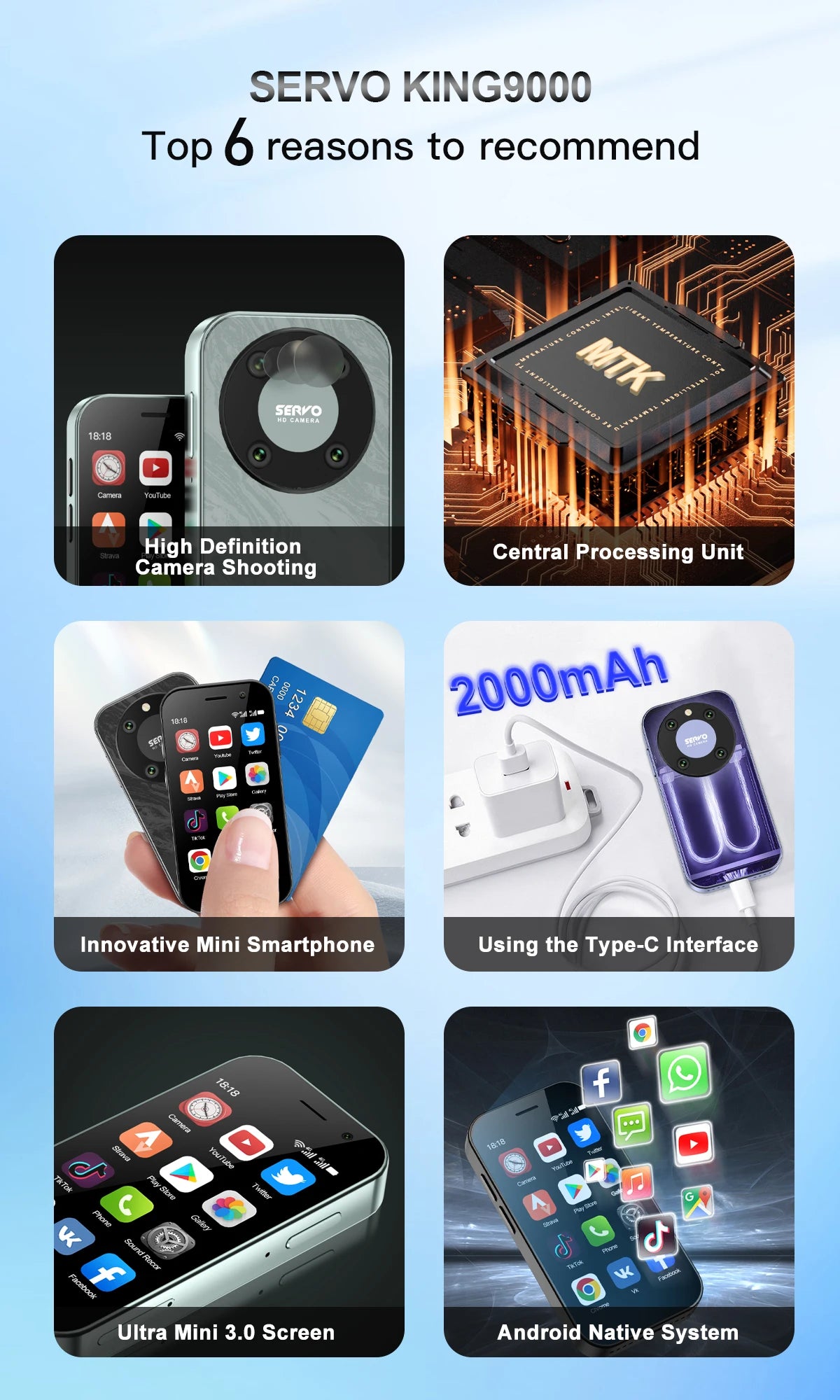 SERVO KING 9000  Smartphone