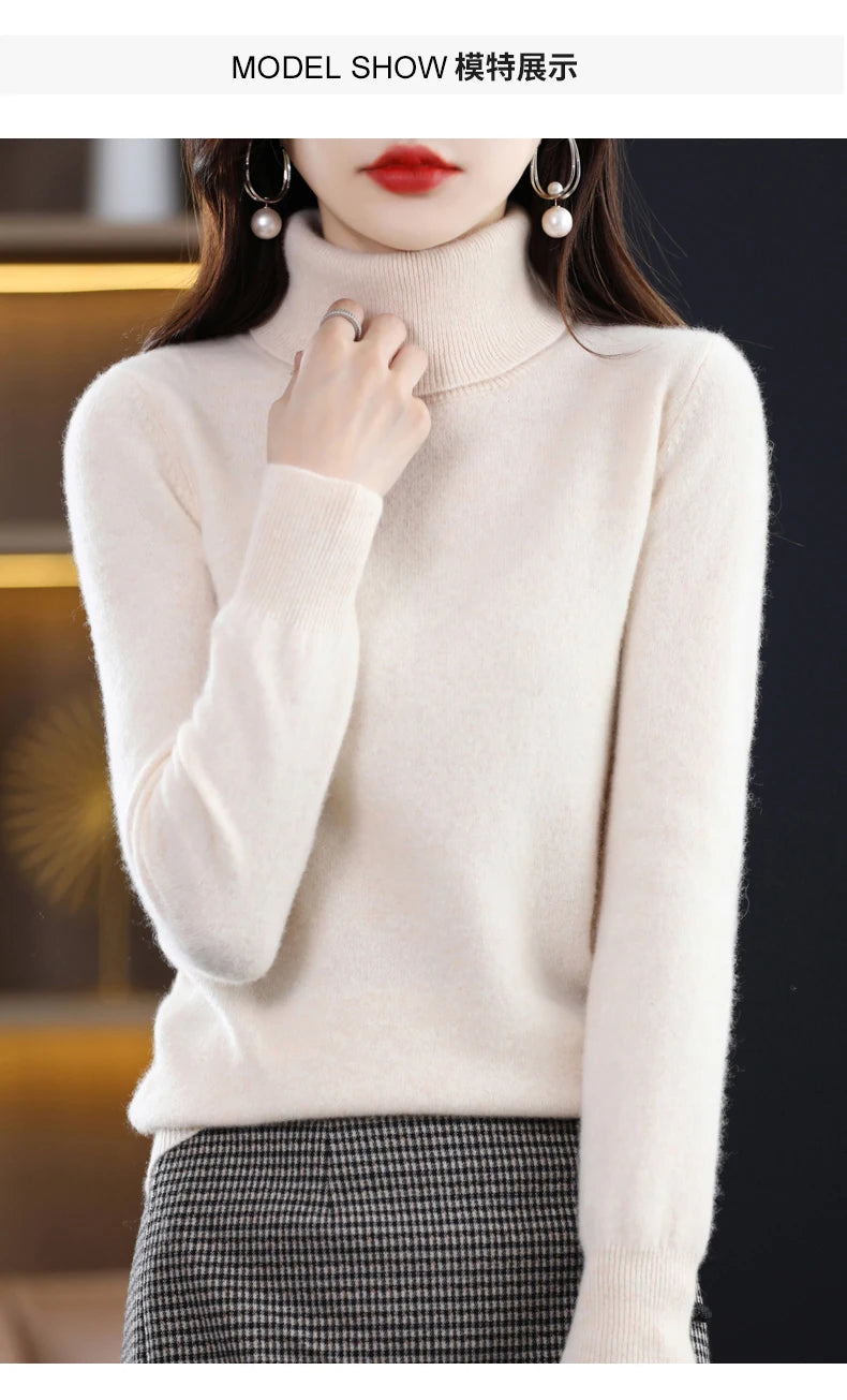 Merino Wool Cashmere Sweater / Jumper