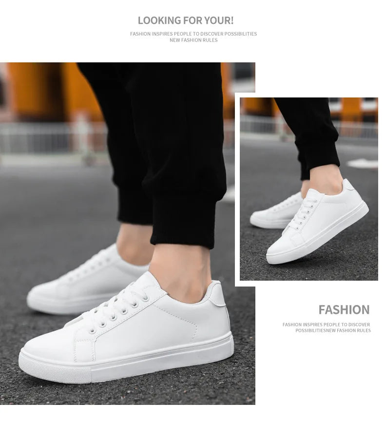 White / Black Men Shoes