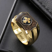 Faith and Strength Gold Color Ring