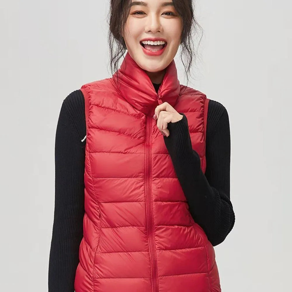 Ultra Light Down Vests Slim Sleeveless Jacket