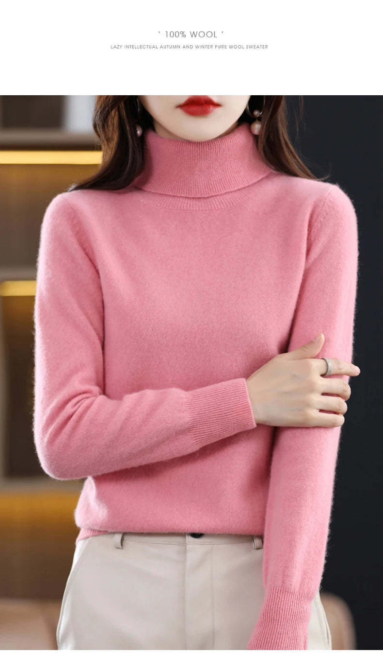 Merino Wool Cashmere Sweater / Jumper