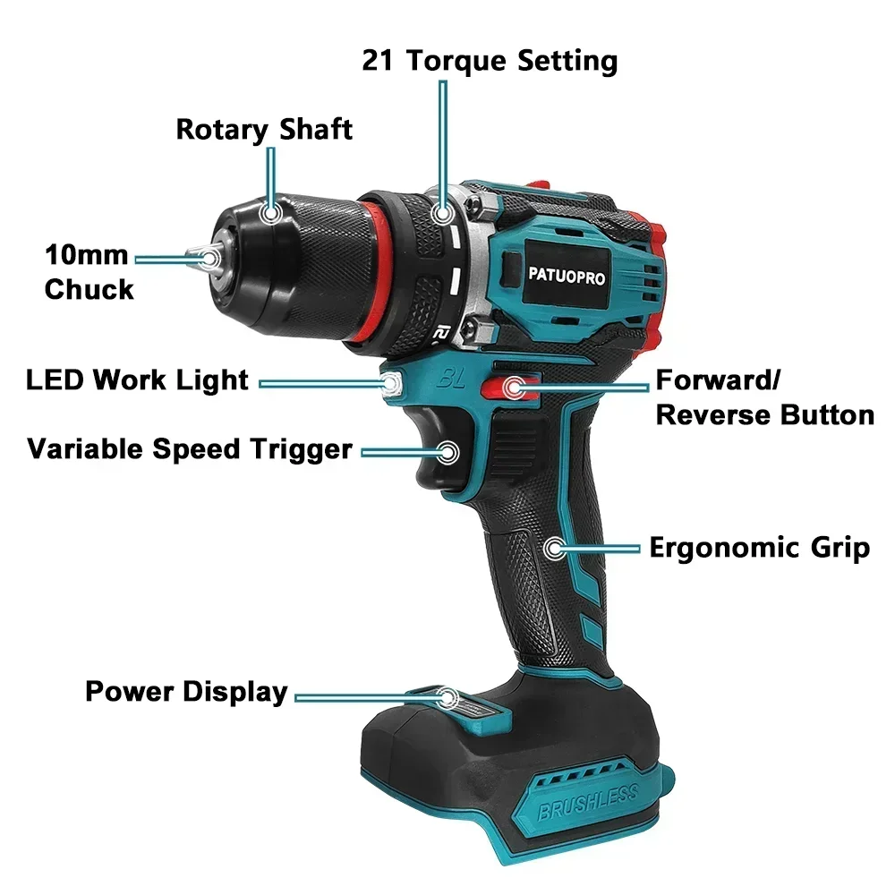 PATUOPRO  Cordless Electric Drill
