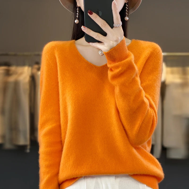 100% pure wool cashmere sweater
