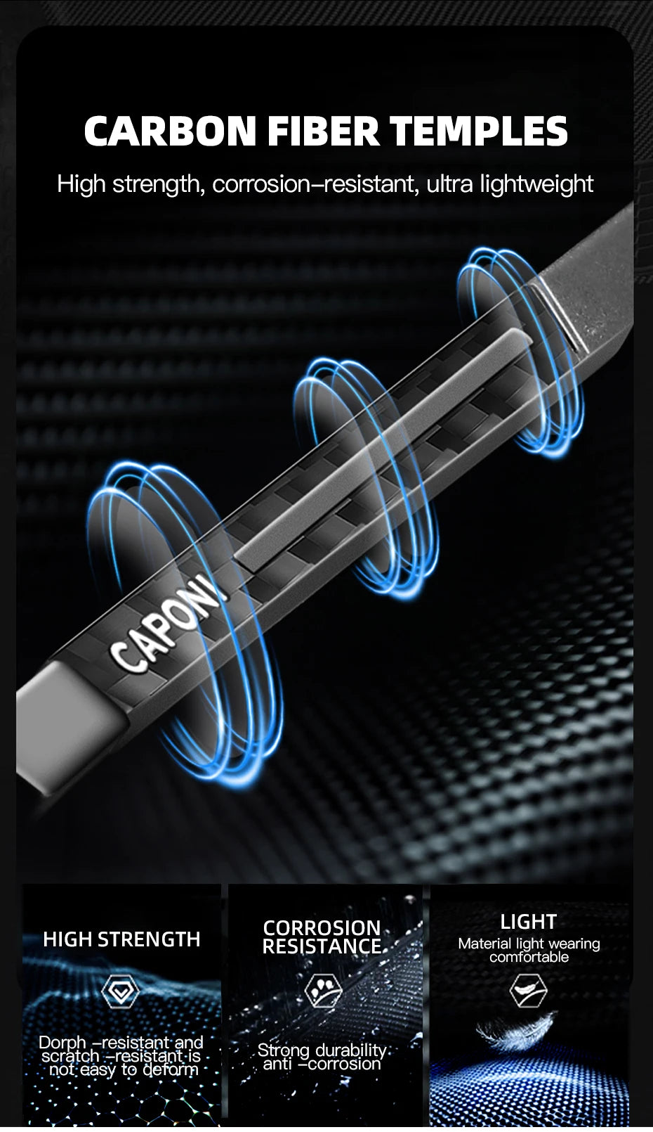 CAPONI Night Vision Sunglass