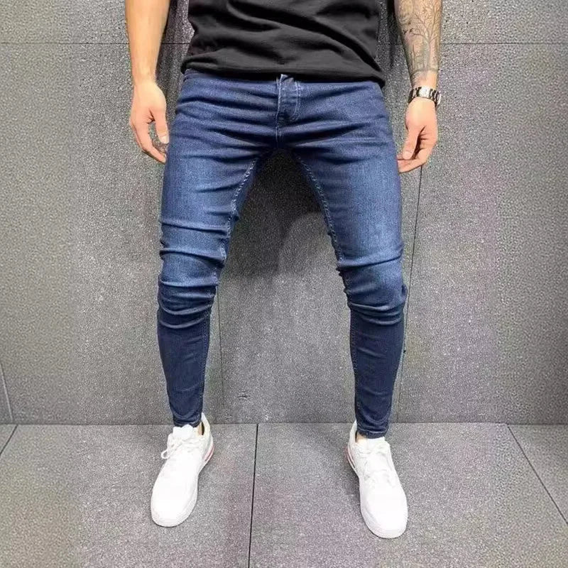Classic Elasticity Pencil Jeans / pants