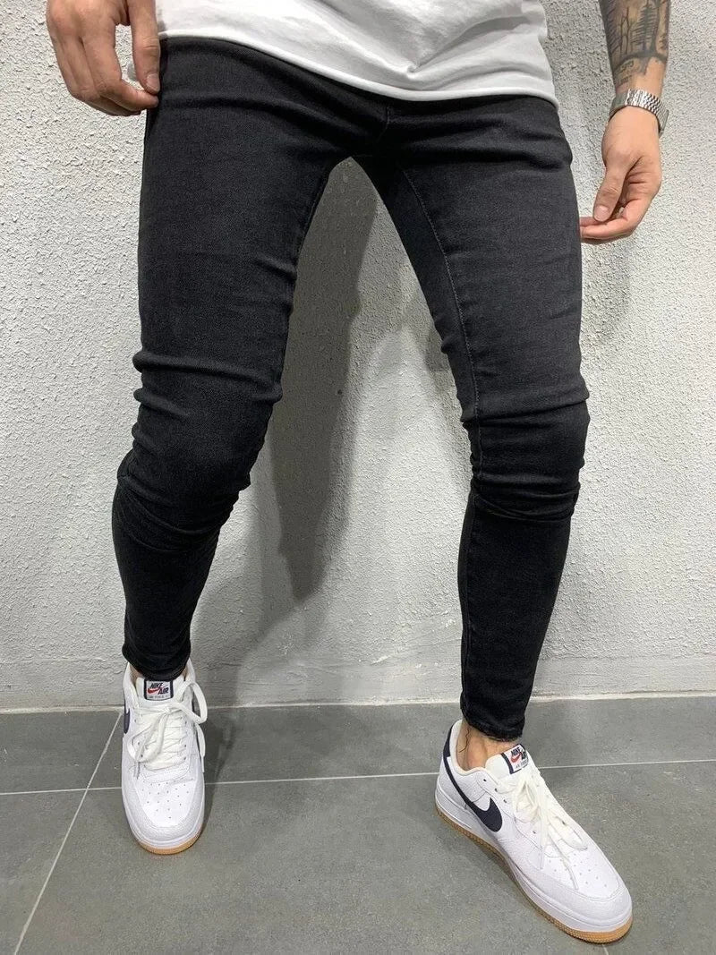 Classic Elasticity Pencil Jeans / pants