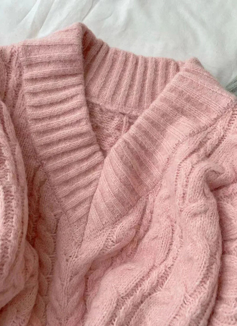 Sweater Harajuku  Knitted Pullovers