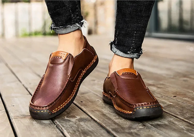 Loafers Breathable Slip on Italian  Shoes
