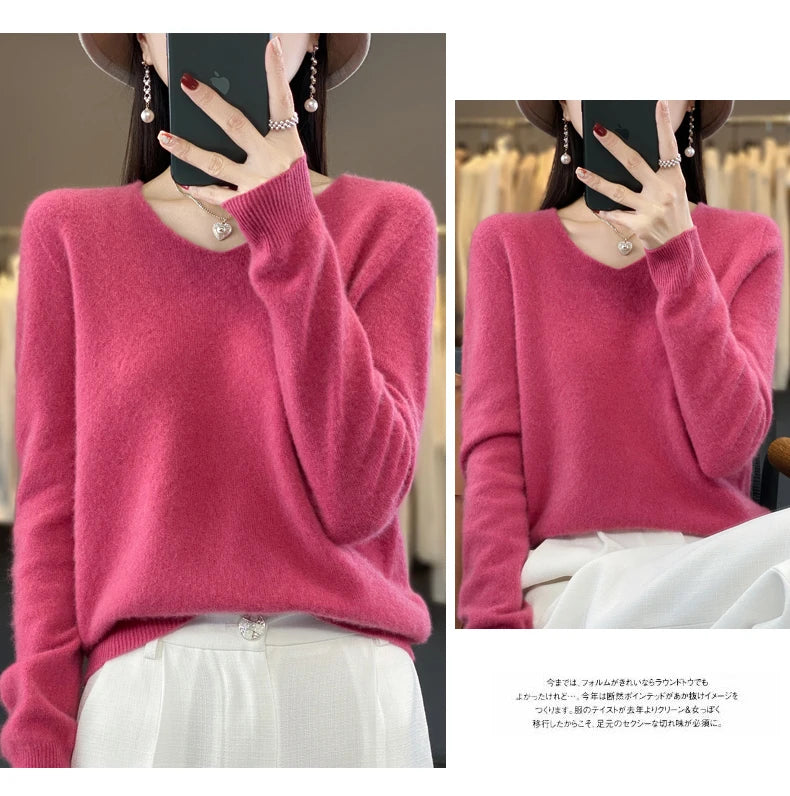100% pure wool cashmere sweater