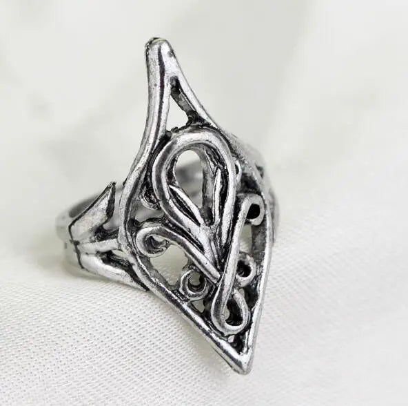 Lord Ring of Barahir Aragorn Gondor Green Crystal Rings
