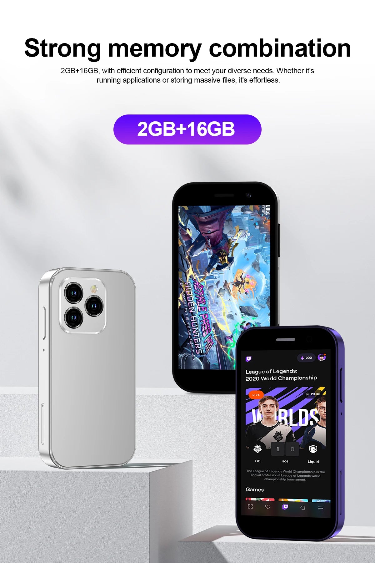 SERVO KING8000 4G Cellular Network Mini Smartphone